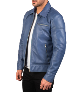 Blousons de moto d'hiver pour hommes en cuir, homologués course, imperméables, anti-UV, respirants, à manches longues, modèle Iron Rider - Product Image 2