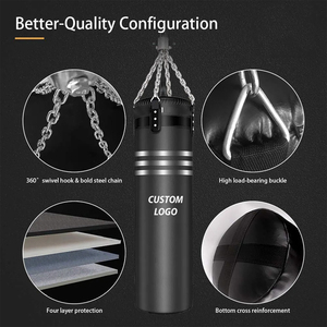 Nouveauté : Sacs de frappe de boxe personnalisables, sacs de frappe lourds de Taekwondo pour coup de crosse, sacs de frappe avec votre propre design, service OEM - Product Image 4