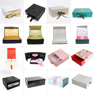 Custom Logo Rigid Ribbon Magnetic <b>Gift</b> <b>Box</b> with EVA Foam Insert Luxurious <b>Wedding</b> Paper Packaging for Small Business - Product Image 5