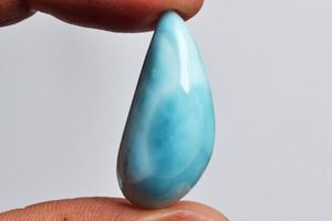 Larimar Azul de Alta Calidad 2026: Cabujones Naturales Únicos con Corte de Pera, Gemas Sueltas de Tamaños Variados para la Fabricación de Joyas - Product Image 4
