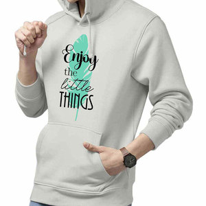 Sweat-shirt à capuche pour homme en coton gris French Terry, imprimé, avec poche avant, coupe classique, idéal pour l'automne – Meilleur fournisseur d'usine - Product Image 2