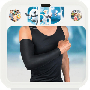 Mangas de compresión para protección de codos para entrenamiento en gimnasio y entrenamiento de fuerza, mangas de secado rápido para hombres y mujeres - Product Image 3