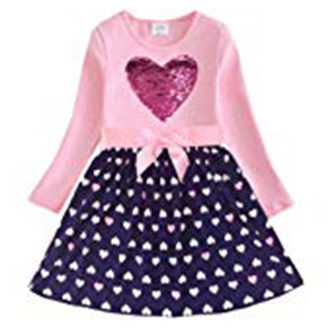 Robe décontractée en jean pour filles, longueur genou, nouvelle collection, qualité export, style momo Bd, provenance du Bangladesh. - Product Image 6