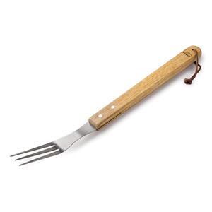 Spatola per barbecue in acciaio inox con manico in legno Lacor 30 cm per grigliare e cucinare - Product Image 2