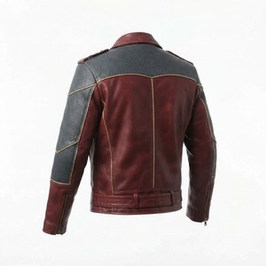Chaqueta de Piloto de Cuero Vacuno Genuino para Hombre, Estilo Europeo Clásico, Chaqueta de Invierno, Venta al Por Mayor OEM - Product Image 5