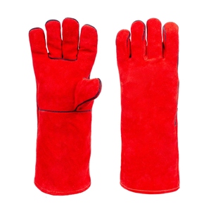 Gants de soudure en cuir de vachette de qualité supérieure, résistants à l'abrasion, pour barbecue, lutte contre les incendies, durables - Product Image 1