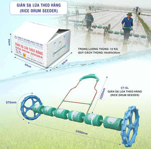 Sembradora Manual de Arroz – Sembradora de Hileras para Agricultura, Alto Rendimiento y Baja Pérdida de Semillas - Product Image 4