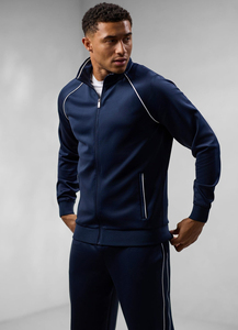 Impression de logo personnalisé, sweats à capuche zippés en polyester/coton de haute qualité, 240 g/m², vente en gros, automne, pour hommes - Product Image 4