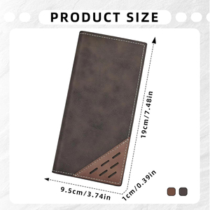 Stylish Mens Leather <b>Wallet</b> With Custom Logo Genuine Leather Blocking <b>Card</b> <b>Holder</b> <b>Wallets</b> for Men Wholesale - Product Image 5