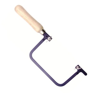 Cadre de scie professionnel fixe bleu avec poignée en bois 60 mm – Outil à main pour la fabrication de bijoux - Product Image 5