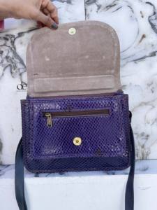 Sac à main personnalisé en cuir recyclé, sac bandoulière, sac à main en cuir coloré de style western, sacs à main de luxe de haute qualité pour femmes - Product Image 4