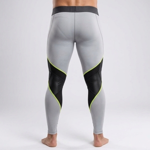 Collants de compression athlétiques pour hommes personnalisés, tissu respirant et léger, construction extensible, ajustement confortable, évacuation de l'humidité - Product Image 2