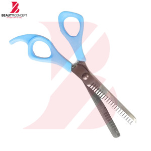 กรรไกรตัดผมด้ามจับพลาสติกสีฟ้าอ่อนกรรไกรตัดผมแบบมืออาชีพสำหรับผู้เริ่มต้นและมืออาชีพ - Product Image 3