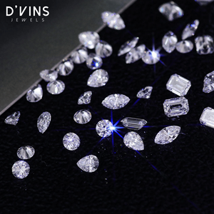 เพชรทรงมาร์คีส์ D'VINS JEWELS เพาะเลี้ยงในห้องปฏิบัติการ ขนาด 5x3 มม. สีขาวสว่างแฟนซี ระดับสี D สำหรับทำเครื่องประดับ - Product Image 5