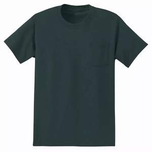 Camiseta de algodón de 180 gsm estilo pocket con etiquetas personalizadas para hombre, disponible al por mayor para uso en streetwear y marcas. - Product Image 5