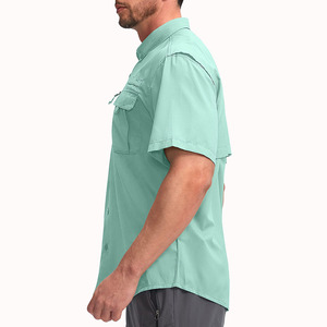 Chemise de pêche respirante pour homme de haute qualité, design unique, tissu lisse, vêtement de performance premium - Product Image 3
