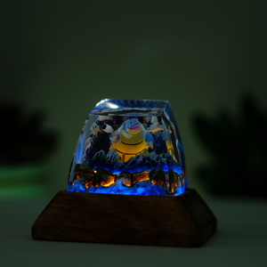 Keycaps Mystiques Anime, Keycaps Artisanaux Personnalisés, Keycaps Anime Mignons, Keycaps Verts, Ensemble de Keycaps, Keycaps en Résine - Product Image 3