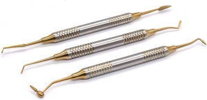 Kit de restauración dental profesional con instrumentos médicos para rellenos de resina compuesta. - Product Image 3