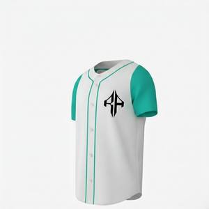 Camisetas de Béisbol de Alta Calidad, Transpirables, de Secado Rápido, con Cuello en V, Estampado Digital, 100% Poliéster, Manga Corta, Estampado Técnico - Product Image 4
