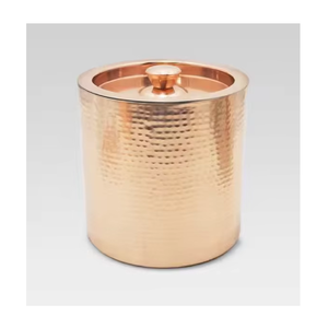 Enfriador de vino grande de cubo de hielo de acero de cobre de alta calidad con acabado de níquel enfriador de bebidas de Bar personalizado para eventos y fiestas - Product Image 5