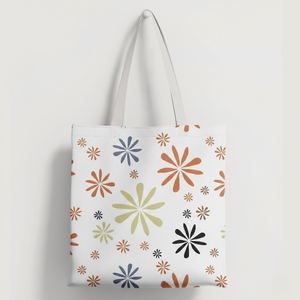 Bolso Tote de algodón sostenible Compras de gran capacidad con asas cómodas Lavable y reutilizable - Product Image 3