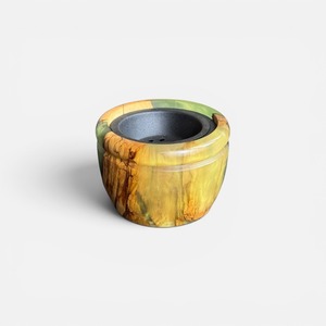 Luxury Wood Resin Incense Bakhoor Burner with Elegant Decorative Accents Handmade Arabic Mabkhara for Oud Fragrance <b>Home</b> Decor - Product Image 2