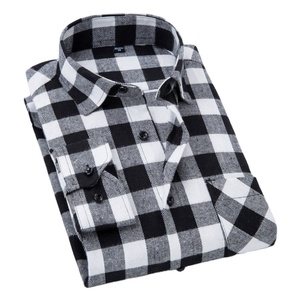 Plus Size Premium Quality Customized Design Latest Men's Fashion High Quality <b>Flannel</b> Shirt 100% Cotton Long Sleeve Casual OEM - Product Image 6