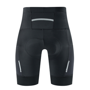 Custom Men Cycling Shorts 3D Padded Bike Shorts <b>Back</b> Zipper Side Phone Pocket <b>Road</b> Bicycle Tights - Product Image 4