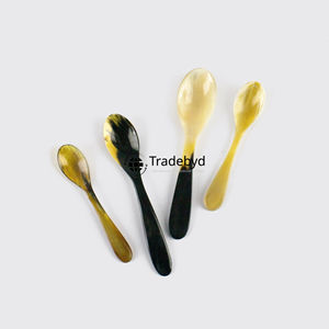 Cuchara de Cuerno de Diseño Premium Hecha a Mano, Cuchara de Cocina Natural para Servir, Moderna, de Lujo, Ecológica, Apta para Lavavajillas, Tradebyd - Product Image 2