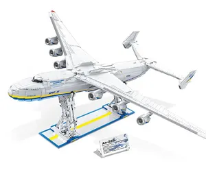 Modelo de Avión de Transporte Jie Star An-225, Escala 1:144, 5350 Piezas, Bloques de Construcción, Juguete para Niños de 8 a 14 Años - Product Image 1