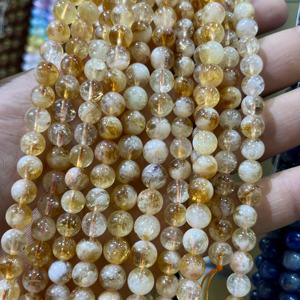 Suministro de Fábrica: Cuentas de Citrino Natural Sueltas, Gemas Pulidas de 8mm, Venta al por Mayor para Fabricación de Joyería, Proveedor a Granel, Ecológico - Product Image 6