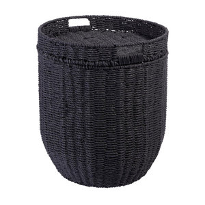 Cesta tejida de ratán decorativa para el hogar Solución de almacenamiento elegante - Product Image 2