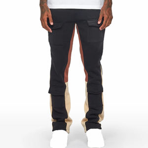 กางเกงวอร์มทรงบานปักลายดีไซน์สวย ผ้าคอตตอน 100% เอวสูง ปิดขอบยางยืด ผ้าเทอร์รี่เนื้อหนา สไตล์ไฮสตรีท - Product Image 4