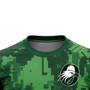 Camiseta de Fútbol Sublimada con Camuflaje Verde, Uniforme Deportivo para Hombre, Manga Corta, para Entrenamiento y Partidos, Ropa Deportiva para Exteriores - Product Image 5