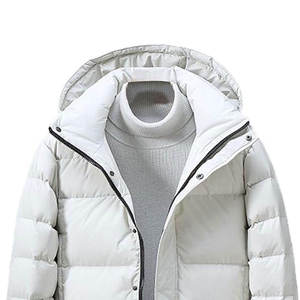 <b>Men</b> <b>Long</b> Down Jacket Winter Warm Hooded Parka Oversized Puffer <b>Coat</b> Thick Padded Outerwear <b>Waterproof</b> Windproof Warm Overcoat Cu - Product Image 5