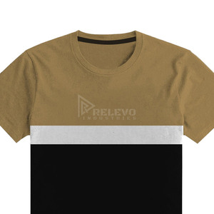 เสื้อยืดคอตตอน 100% เย็บสองชั้น คุณภาพสูง ทรงหลวม สกรีนโลโก้ได้ เสื้อยืดแขนสั้นสำหรับผู้ชาย - Product Image 6