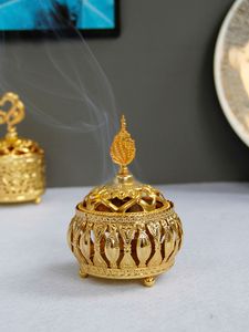 Handmade Metal Incense <b>Burner</b> With Artistic Design For Home Decor And Relaxation Purpose Use - Product Image 3