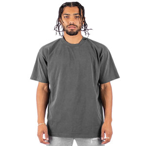 Camiseta de algodón 100% de corte holgado con logo personalizado, estilo urbano, de gran gramaje, de fabricante estadounidense, para venta al por mayor. - Product Image 5
