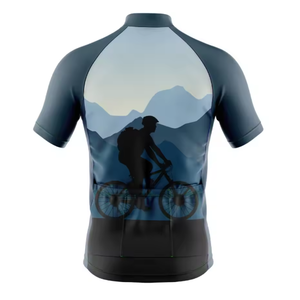 Maillot de cyclisme à manches courtes pour hommes, haut de cyclisme sur route, vêtements de sport, tenue de cyclisme en équipe - Product Image 6