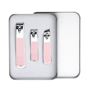 Professional Classic 3pc Manicure <b>Set</b> Compact Pedicure Kit Surgical Grade Stainless Steel 4-in-1 <b>Nail</b> Clipper Travel Friendly - Product Image 1