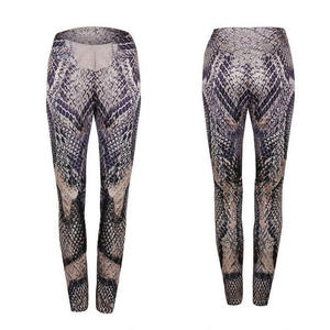 Activewear Compression <b>Pocket</b> Women's High Waist Yoga <b>Leggings</b> Solid Eco-Friendly Breathable Quick Dry Satin Spandex/Polyester - Product Image 6
