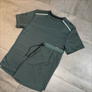 Ensemble de sport d'été 2 pièces pour homme Denish Sports Wear, respirant, 100 % polyester, séchage rapide, t-shirt à manches courtes, short de course, gym - Product Image 5