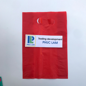 Bolsas de Plástico Desechables Transparentes de HDPE con Logotipo Personalizado OEM, Bolsa para Camisetas, Color Personalizado, Tamaño Personalizado, Asa de Longitud Ajustable, Digital - Product Image 3