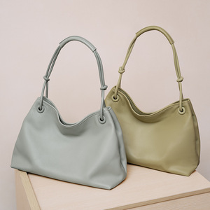 Bolso de Hombro Grande de Cuero Vacuno de Primera Capa para Mujer, Marca <span class=keywords><strong>ZAMO</strong></span>, Bolso Tote Suave para Uso Diario - Product Image 2