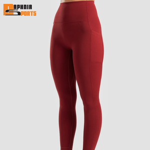 OEM Casual Wear Tight Breathable Fitness <b>Leggings</b> Custom Spandex/Nylon Sport Girls High Waisted Workout <b>Leggings</b> - Product Image 4