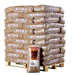 Granulés de bois de pin de qualité supérieure, sacs de 15 kg pour le chauffage, en stock, fabricant de combustible, livraison rapide, achetez maintenant - Product Image 1