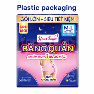 บรรจุภัณฑ์พลาสติกแบบ OEM ODM สำหรับผ้าอ้อมผู้ใหญ่ระดับพรีเมียม ผลิตโดยผู้ผลิต PE รับผลิตถุงตามสั่ง ขายส่ง - Product Image 1