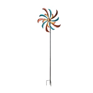 Nouvel Arrivage : Éolienne Métallique Décorative d'Extérieur avec Piquet pour Jardin et Cour, Taille et Forme Personnalisables - Product Image 6
