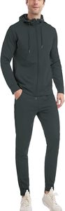 Conjunto Deportivo Informal y Cómodo de Algodón y Poliéster Premium para Hombre, con Logotipo Personalizado, Venta al Por Mayor, Corte Ajustado - Product Image 2