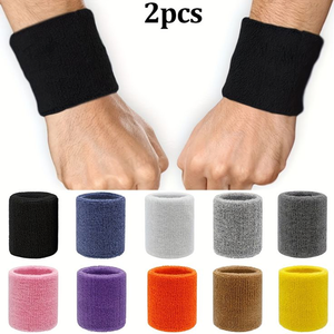 Bandeau de poignet personnalisé pour le sport, largeur 4,5 cm, accessoire durable pour la gym, la course et les performances athlétiques - Product Image 6